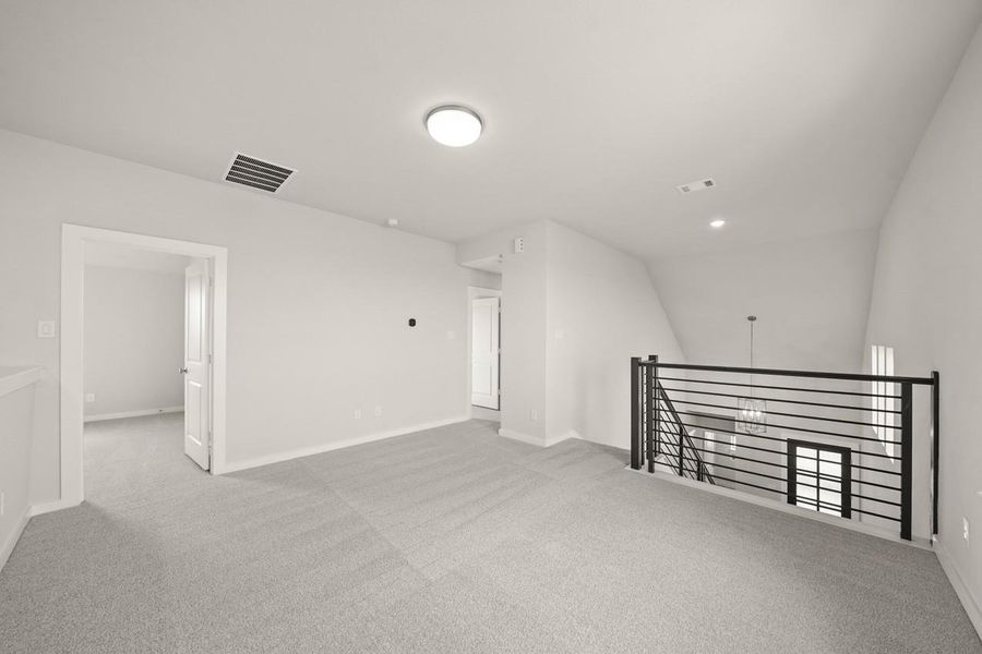Spacious, unfurnished interior of a new home in Grand Central Park: 40ft. lots, Conroe (Image 13).