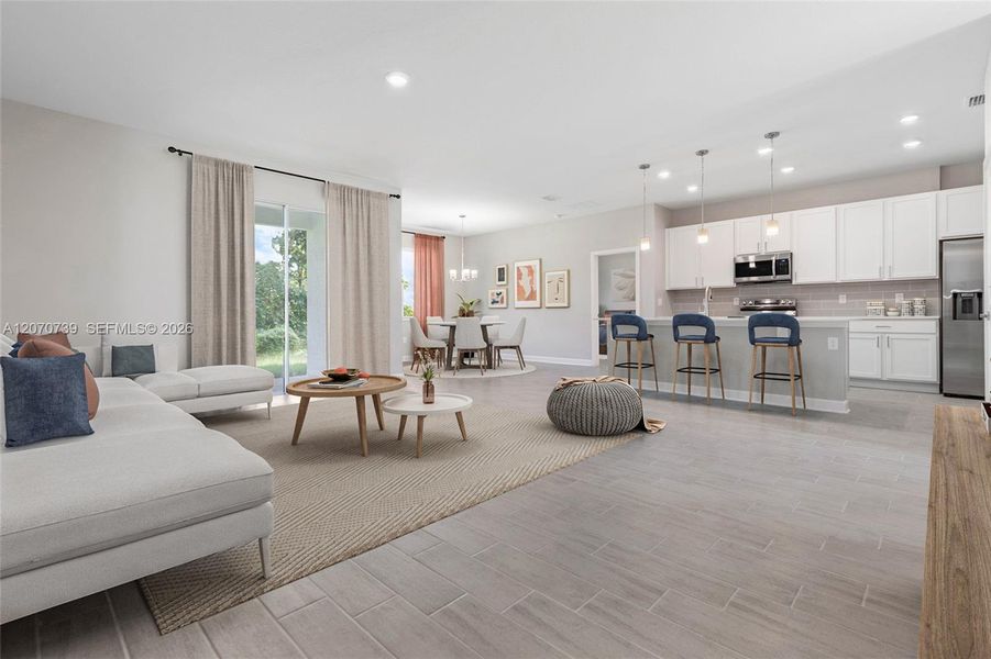 Furnished interior view inside a new home in , Palm Bay (Image 8).