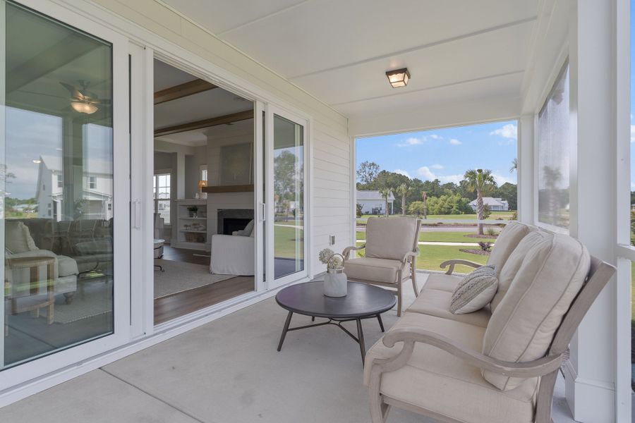 Representative exterior details of a home built from the Scout by Bill Clark Homes in Sidbury Landing, Wilmington (Image 41).