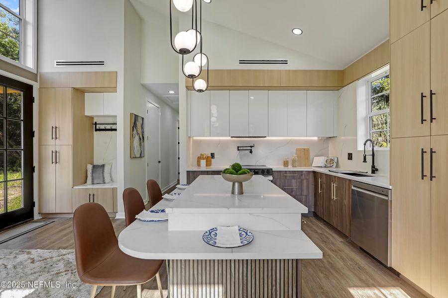 Furnished interior view inside a new home in , Jacksonville (Image 12).