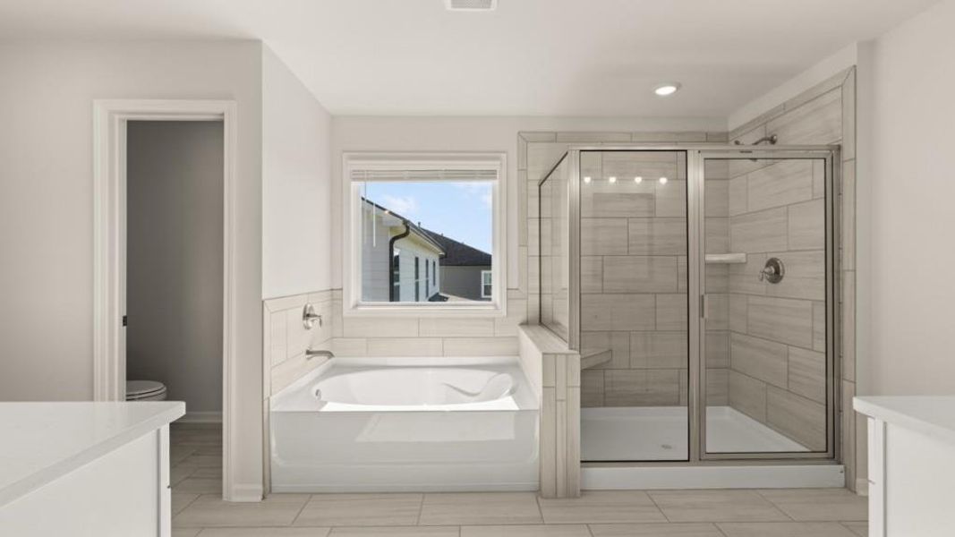 Furnished interior view inside a new home in Hamptons at Riverwood East, Dallas (Image 8).