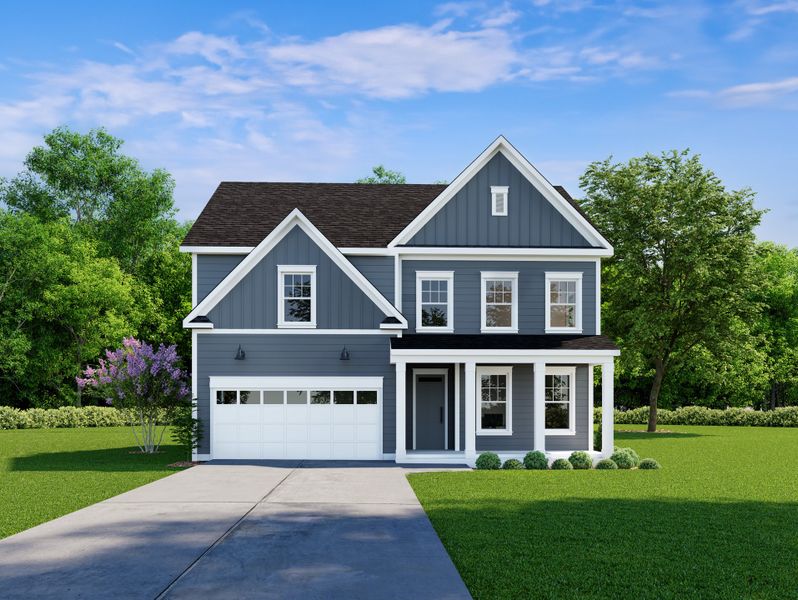 Front exterior of a home in the Country Club Creek community, located in Ayden, NC (Image 8).