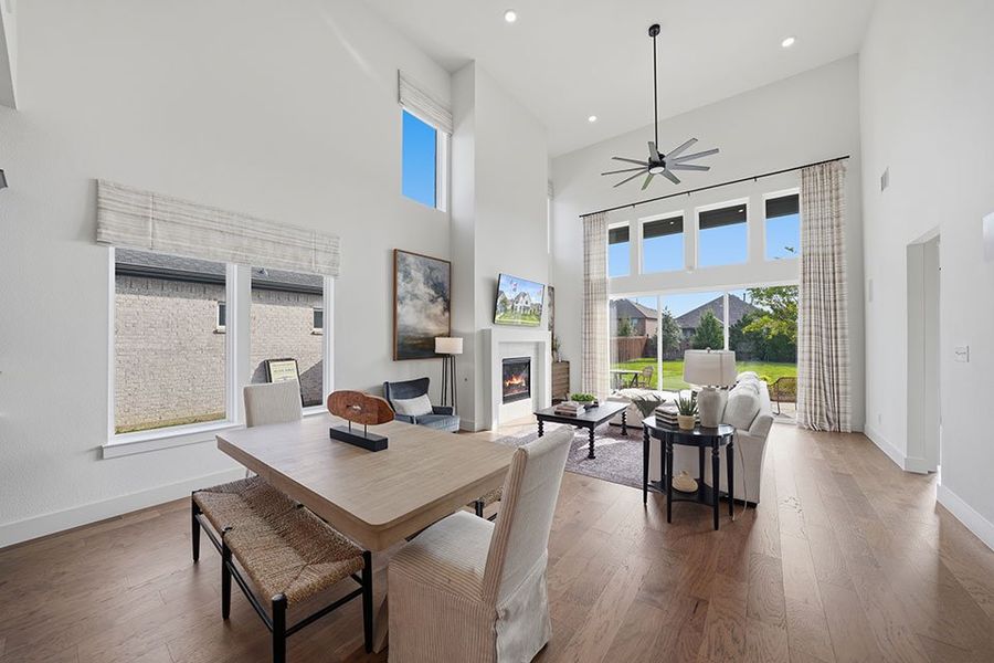 Furnished interior view inside a new home in Devonshire, Forney (Image 11).