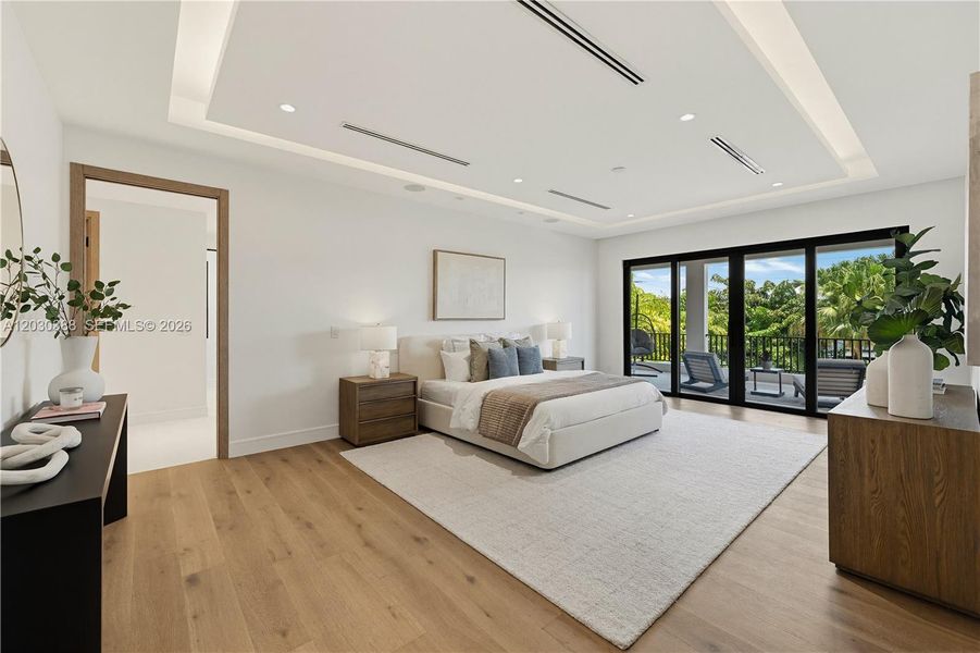 Furnished interior view inside a new home in , Miami (Image 11).