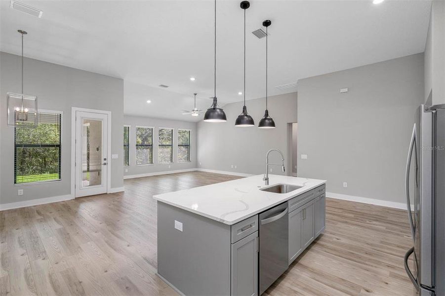Furnished interior view inside a new home in , Hudson (Image 4).
