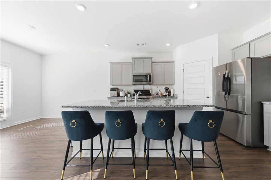 Furnished interior view inside a new home in Brooks Village, Dacula (Image 13).