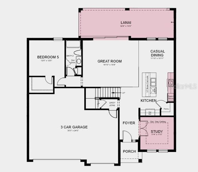 Additional Highlights Include: Gourmet kitchen, extended lanai, outdoor kitchen rough-in, pocket sliding glass doors, study in place of dining room, quartz countertops