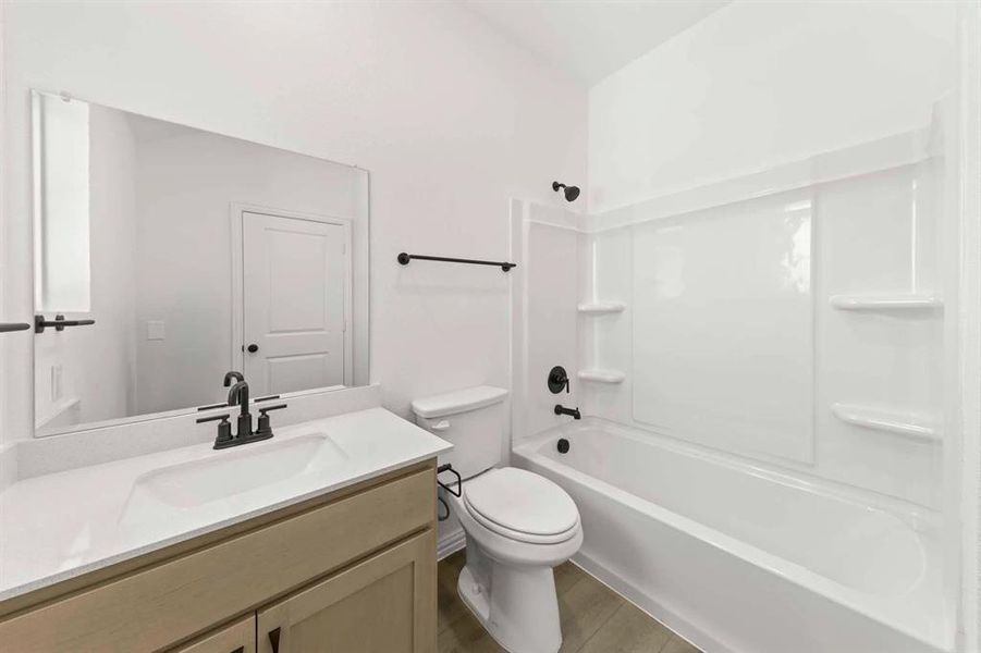 Furnished interior view inside a new home in Creekview Fossil Ridge, Pilot Point (Image 11). Furnished interior view inside a new home in Creekview Fossil Ridge, Pilot Point (Image 11).