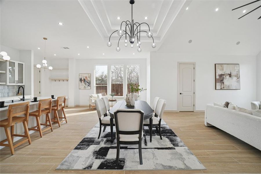 Furnished interior view inside a new home in , Tool (Image 10).