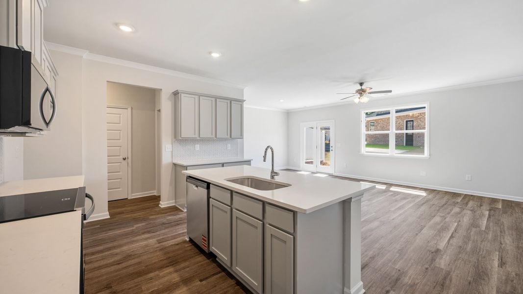 Furnished interior view inside a new home in Independence Villas and Townhomes, Loganville (Image 6).