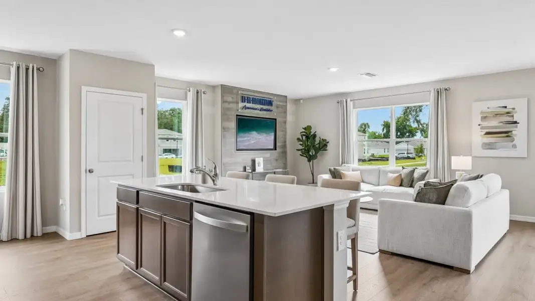 Furnished interior view inside a new home in Balm Grove, Wimauma (Image 20).