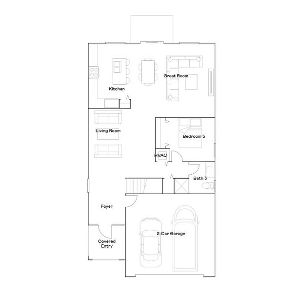 2D floor plan layout for the Zamora by Lennar in Altamira: Granada Collection, Homestead, FL (Image 5).