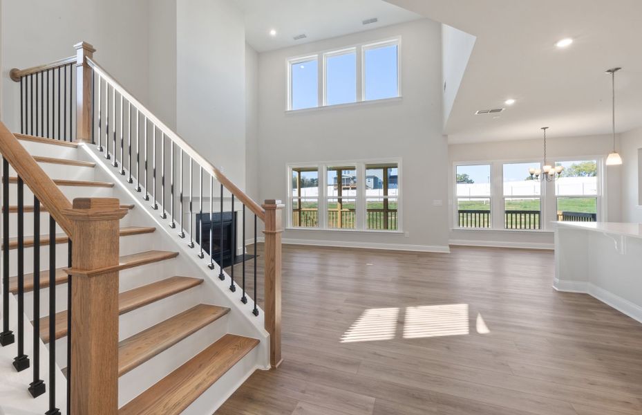 Spacious, unfurnished interior of a new home in Browning Stables, Wendell (Image 48).
