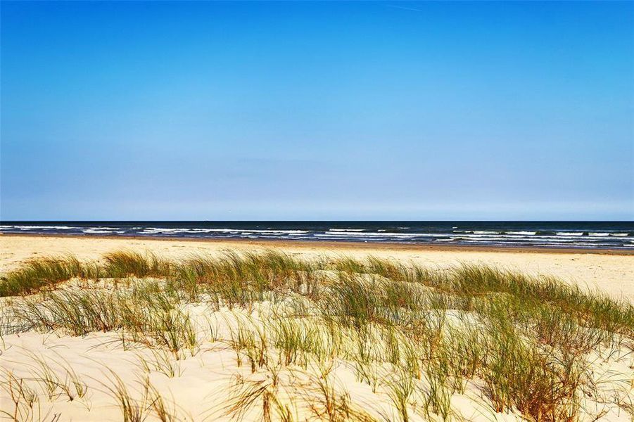 The pristine Pointe West Beach. No motorized vehicles allowed.