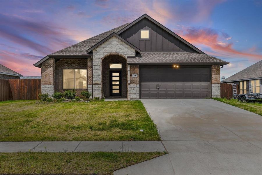 Front exterior of a new home in , Josephine, TX, highlighting curb appeal (Image 21).