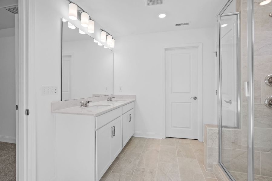 Furnished interior view inside a new home in Elmbrook, Indian Trail (Image 9).