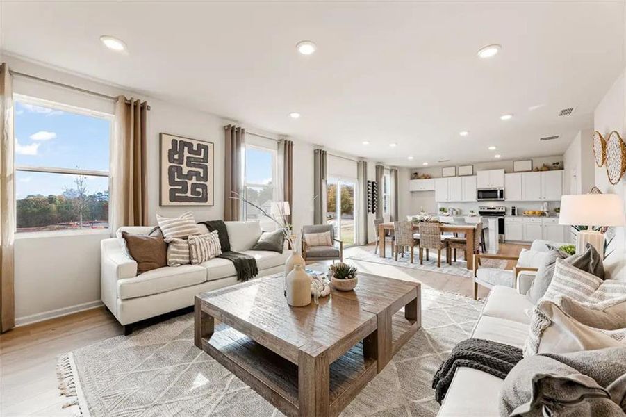 Furnished interior view inside a new home in Hawthorne Reserve, Dallas (Image 9).