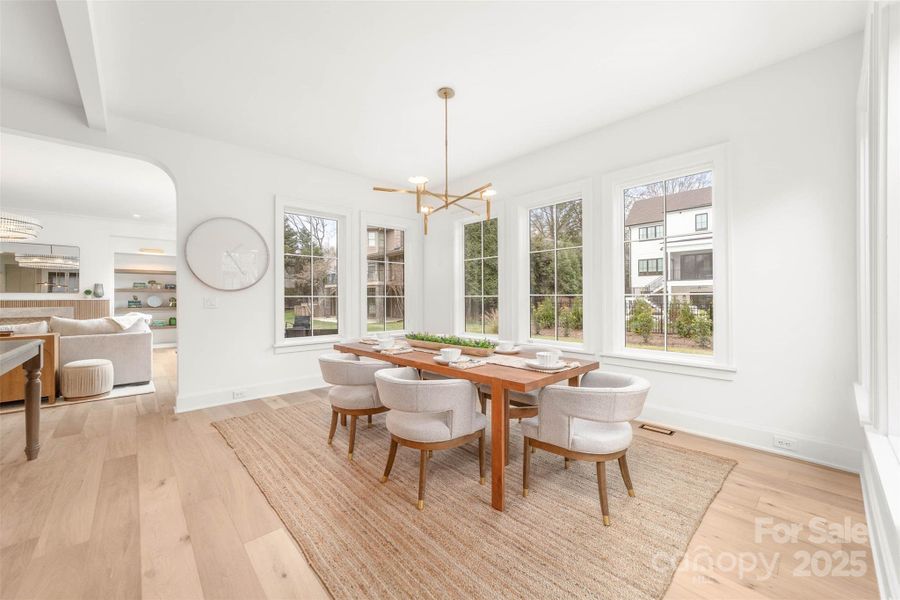 Furnished interior view inside a new home in , Charlotte (Image 40). Furnished interior view inside a new home in , Charlotte (Image 40).