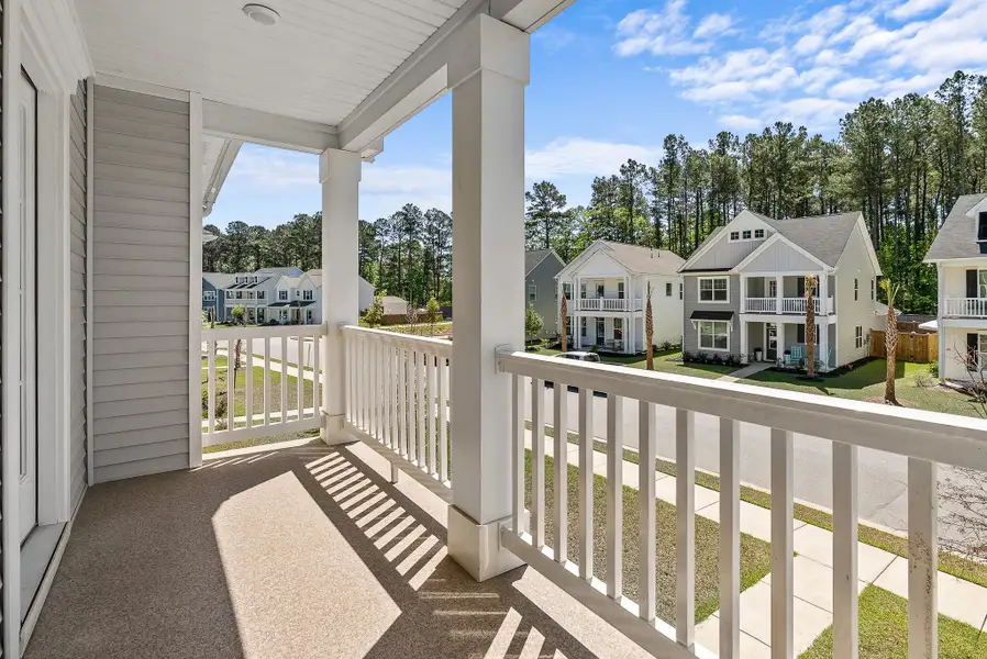 Exterior details and patio area of a home in , Summerville (Image 3).