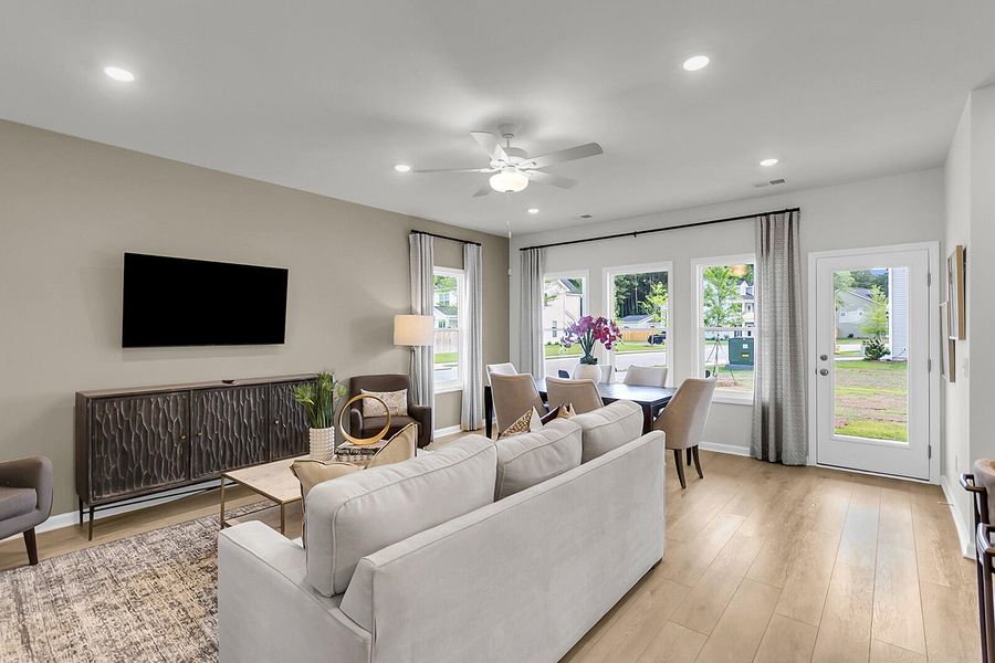 Furnished interior view inside a new home in , Summerville (Image 10).