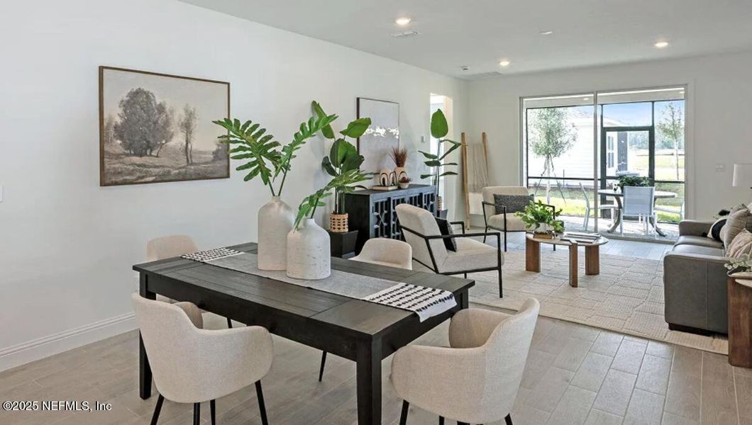 Furnished interior view inside a new home in Granary Park: Granary Park 40s, Green Cove Springs (Image 26).