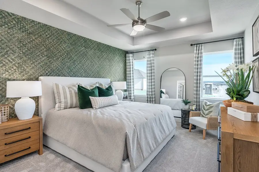 Furnished interior view inside a new home in Lisso, Pflugerville (Image 4).