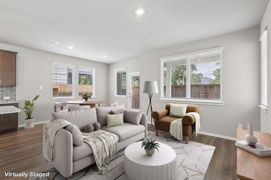 Furnished interior view inside a new home in Pinewood Trails - City Series, Atascocita (Image 9).