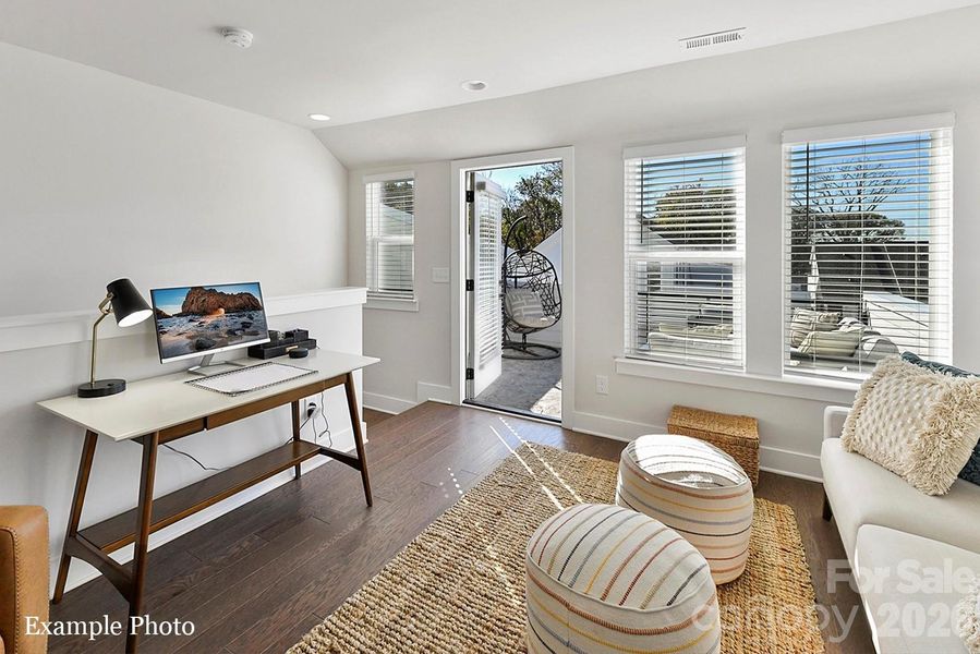 Furnished interior view inside a new home in LOSO Terraces, Charlotte (Image 10).