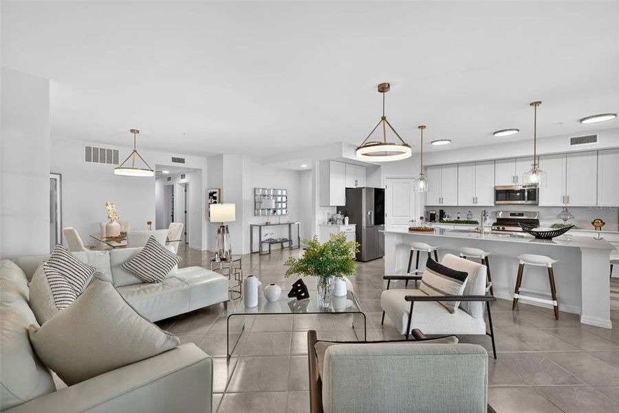 Furnished interior view inside a new home in , Punta Gorda (Image 8).