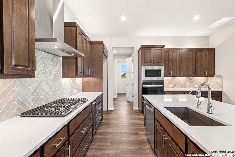 Furnished interior view inside a new home in The Crossvine, Schertz (Image 3).