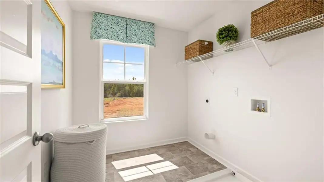 Spacious, unfurnished interior of a new home in Bridle Creek, Locust Grove (Image 23). Spacious, unfurnished interior of a new home in Bridle Creek, Locust Grove (Image 23).