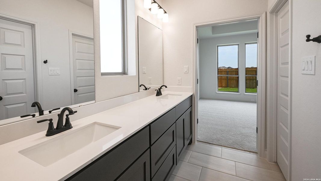 Furnished interior view inside a new home in Legacy at Lake Dunlap, New Braunfels (Image 10).