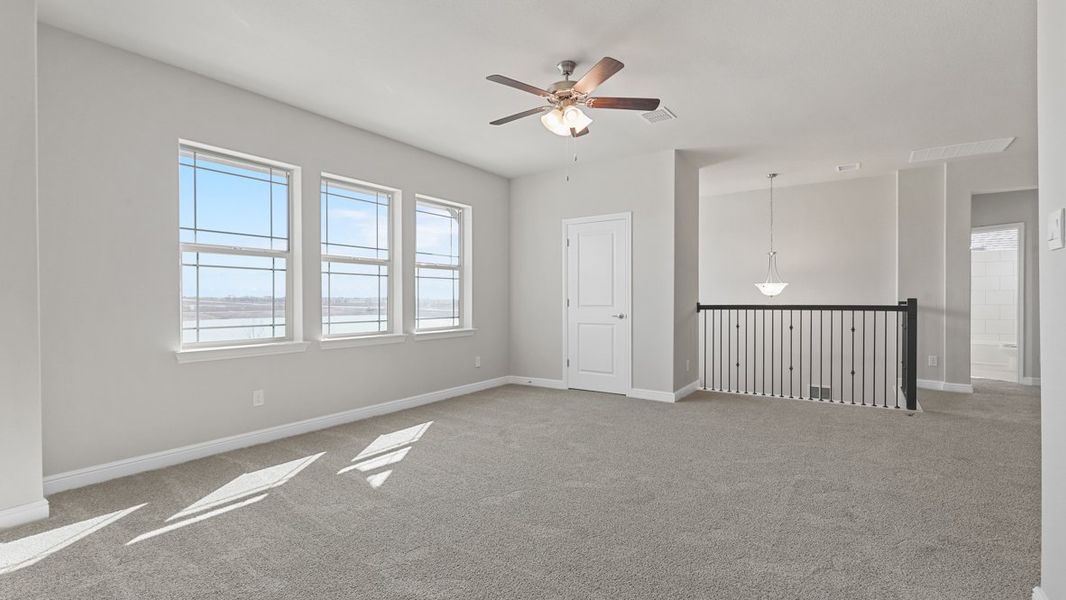 Spacious, unfurnished interior of a new home in Treeline, Justin (Image 30).