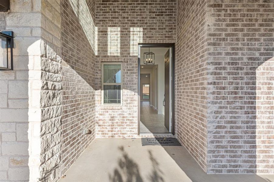 Exterior details and patio area of a home in Star Ranch Classic 50, Godley (Image 24). Exterior details and patio area of a home in Star Ranch Classic 50, Godley (Image 24).