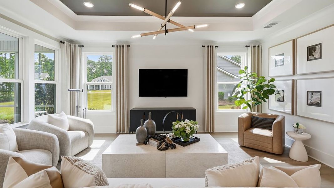 Representative furnished interior of a home built from the Mystique by Pulte Homes in Oakleaf Chase, Blythewood (Image 17).
