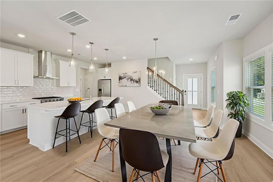 Furnished interior view inside a new home in Hemingway - Reserve Series, Cumming (Image 9).
