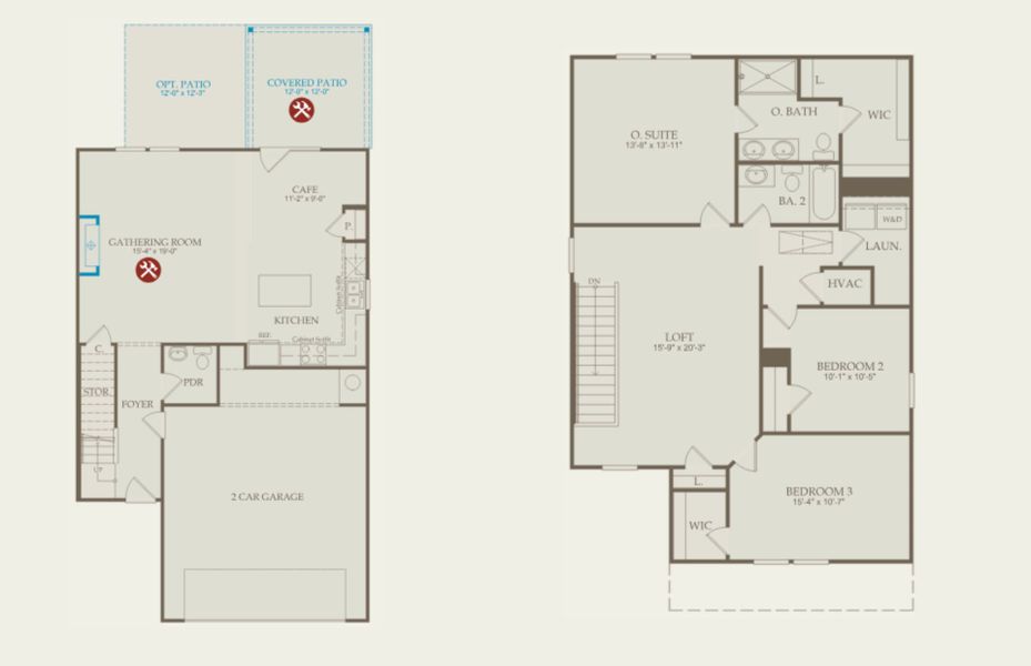 2D floor plan layout of this home in Grand Arbor, Blythewood, SC (Image 4). 2D floor plan layout of this home in Grand Arbor, Blythewood, SC (Image 4).