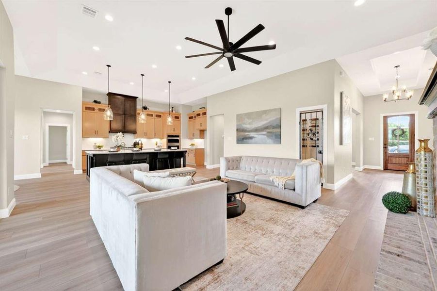 Furnished interior view inside a new home in , Royse City (Image 35).