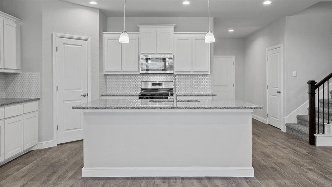 Furnished interior view inside a new home in Bluestem, Rhome (Image 7).