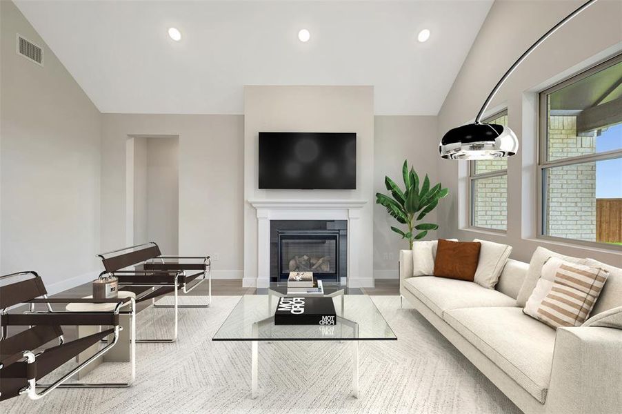 Furnished interior view inside a new home in Heritage Ranch, Sherman (Image 27).