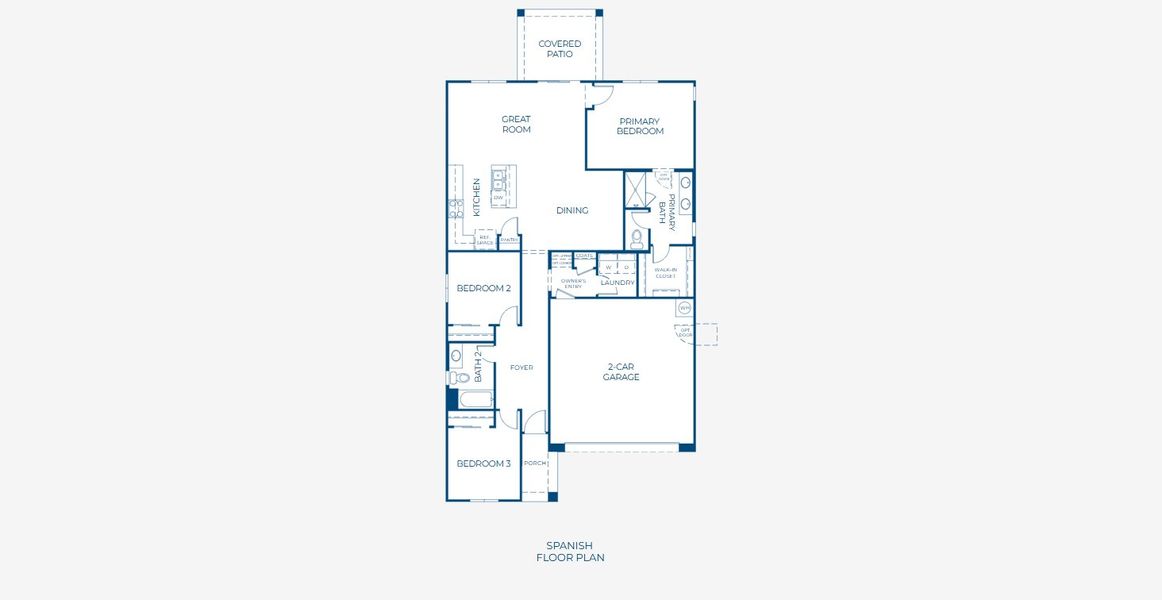 2D floor plan layout for the 3501 by Risewell Homes in Skyline Village, San Tan Valley, AZ (Image 3). 2D floor plan layout for the 3501 by Risewell Homes in Skyline Village, San Tan Valley, AZ (Image 3).