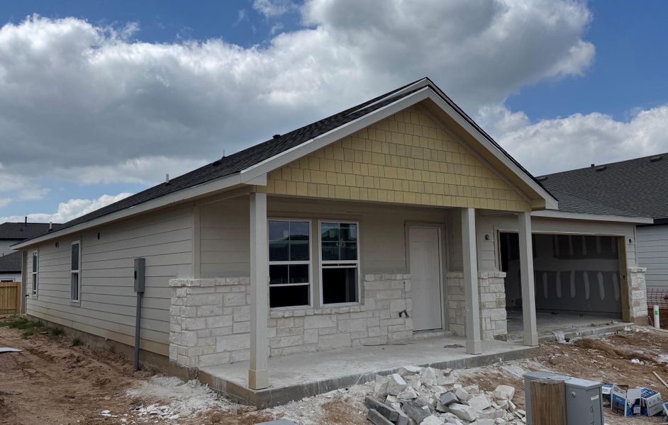 In-progress construction of a new home in Caney Mills, Conroe, TX (Image 20).