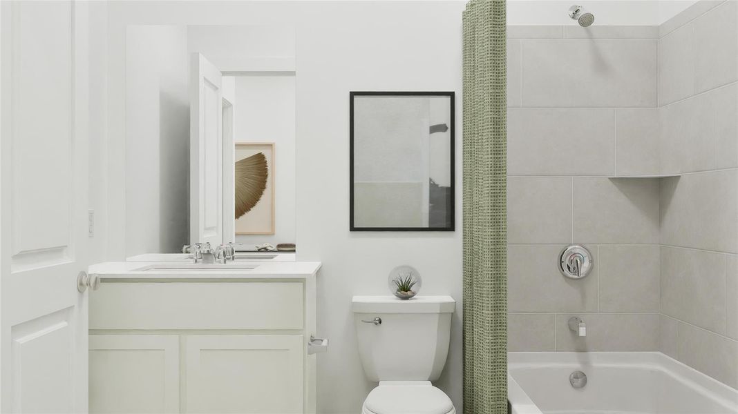 Furnished interior view inside a new home in , Elgin (Image 15).