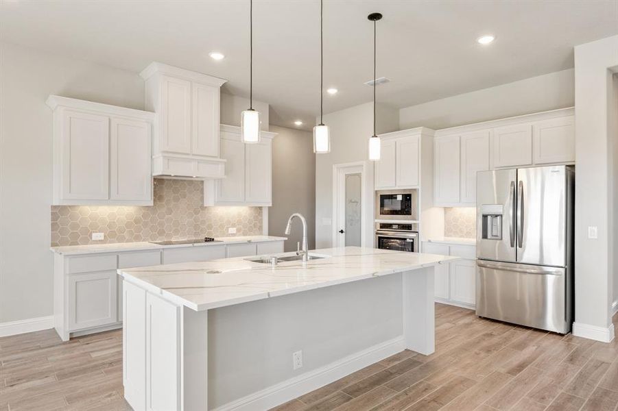 Furnished interior view inside a new home in Villages of Walnut Grove, Midlothian (Image 5).