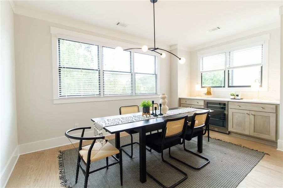 Furnished interior view inside a new home in , Scottdale (Image 16). Furnished interior view inside a new home in , Scottdale (Image 16).