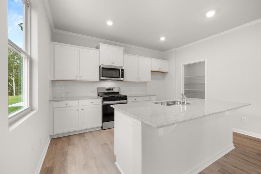 Furnished interior view inside a new home in Braselton Village, Braselton (Image 7). Furnished interior view inside a new home in Braselton Village, Braselton (Image 7).