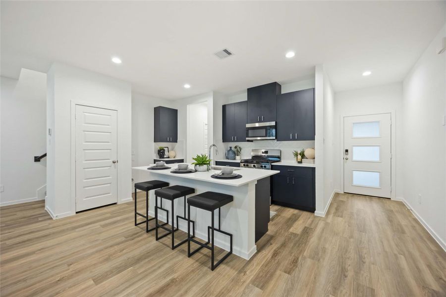 Furnished interior view inside a new home in Alaia Crossing, Houston (Image 10).