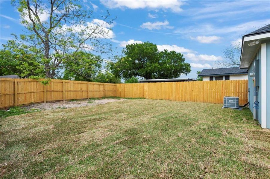Exterior details and patio area of a home in , Bryan (Image 17).