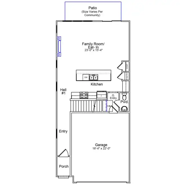2D floor plan layout of this home in Jessups Place, Greensboro, NC (Image 2). 2D floor plan layout of this home in Jessups Place, Greensboro, NC (Image 2).
