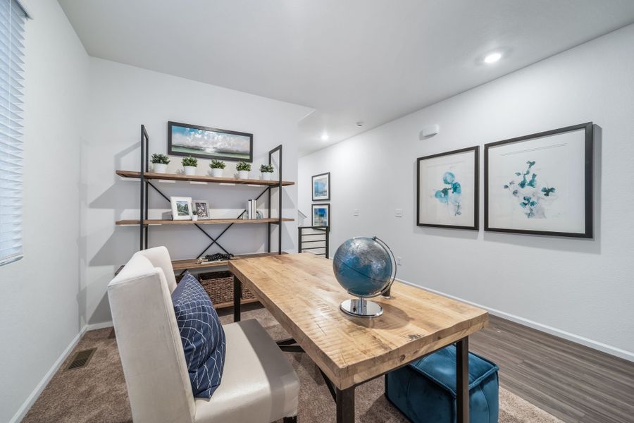Furnished interior view inside a new home in Bradley Heights, Colorado Springs (Image 18).